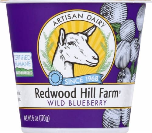 Redwood Hill Farm Blueberry Goat Milk Yoghurt - Low Fodmap Certified