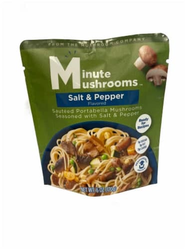 Minute Mushrooms Salt & Pepper Flavored Sauteed Portabella Mushrooms