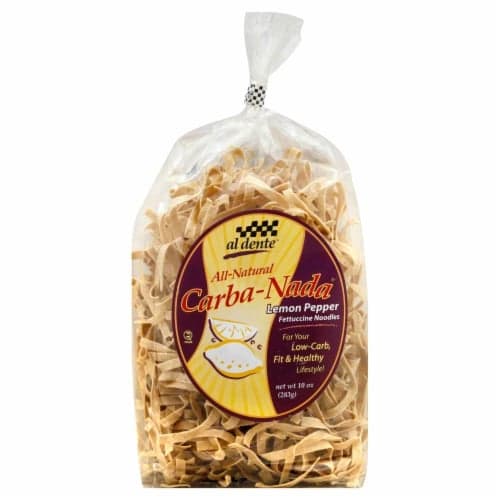 Al Dente Carba-Nada Fettuccine, Lemon Pepper