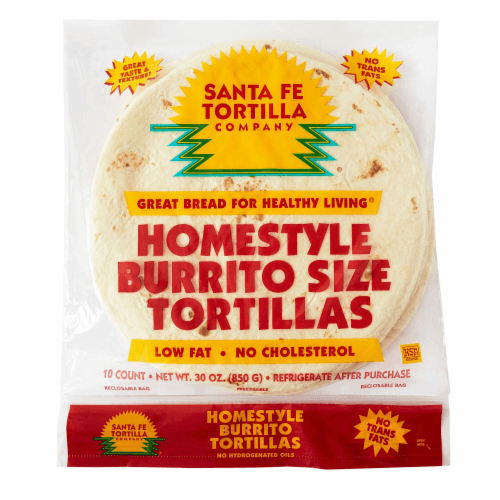 Santa Fe Homestyle Burrito Size Tortillas