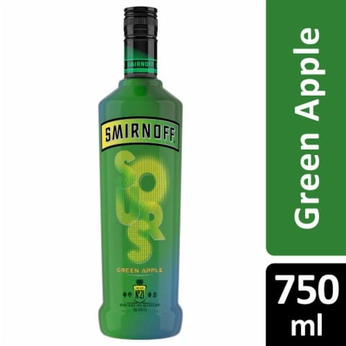 Smirnoff Sours Green Apple (Vodka Infused With Natural Flavors