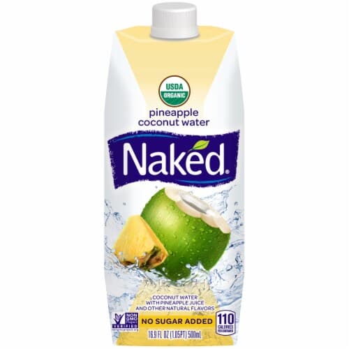 Naked Coconut Water, Pineapple