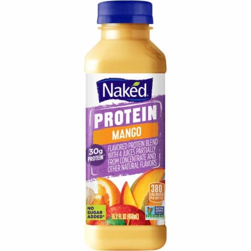 Naked Protein Mango Protein Juice Smoothie Blend Drink