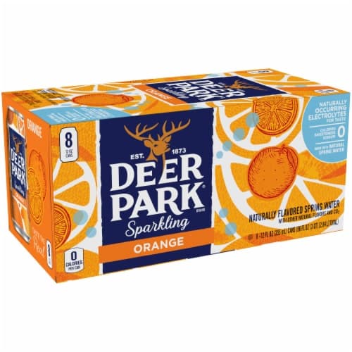 Deer Park Sparkling Orange Spring Water 