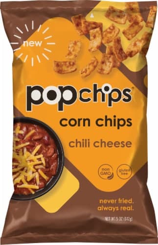 Popchips Chili Cheese Popped Corn Chip Snacks