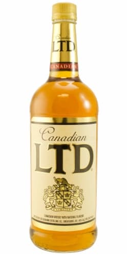 Canadian Ltd Canadian Whisky Glass Bottle 80 Proof