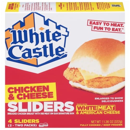 White Castle Chicken Sandwich W/Cheese