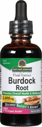 Nature'S Answer Lowest Alcohol Burdock Root Extract Herbal Supplement