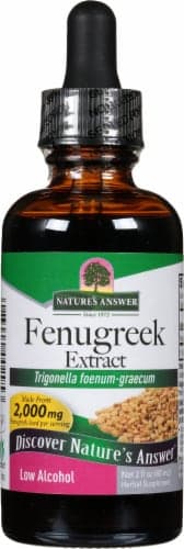 Nature'S Answer Low Alcohol Fenugreek Extract Herbal Supplement