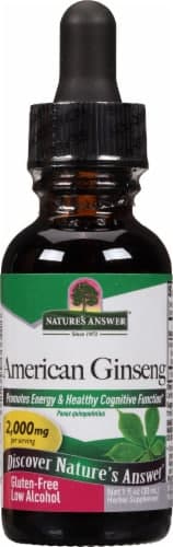 Nature'S Answer Low Alcohol American Ginseng Herbal Supplement