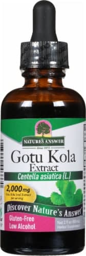 Nature'S Answer Low Alcohol Gotu Kola Extract Herbal Supplement