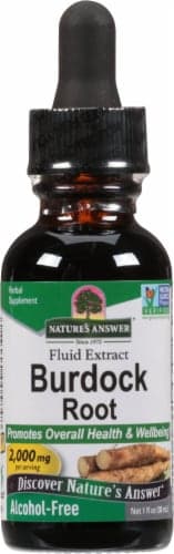 Nature Answer Burdock Root Herbal Supplement