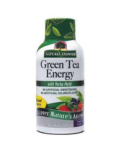 Nature'S Answer Green Tea Energy With Yerba Mate Mixed Berry