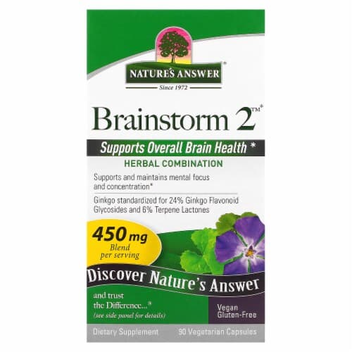 Nature'S Answer Brainstorm - 90 Vcaps