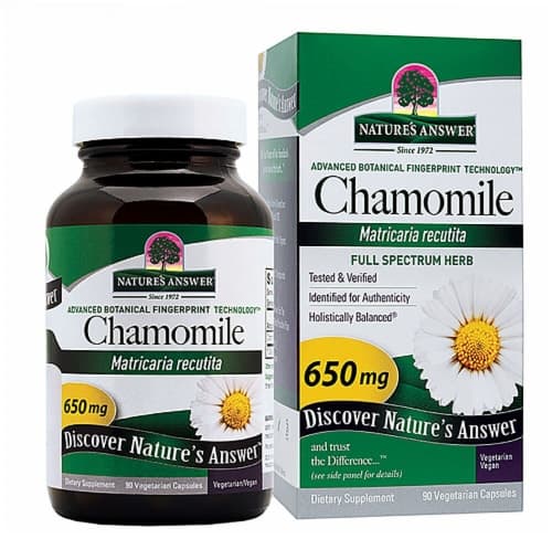 Nature'S Answer Chamomile Flower Vegetarian Capsules