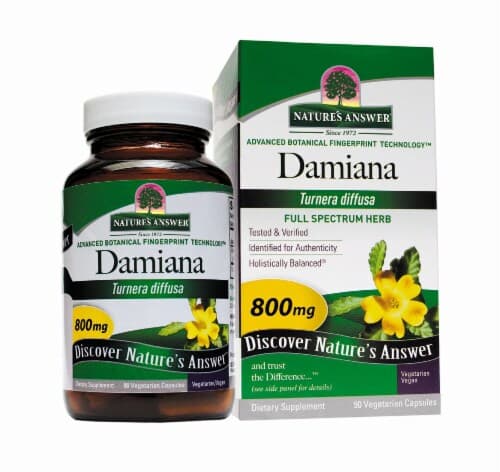 Nature'S Answer Damiana Leaf Vegetarian Capsules