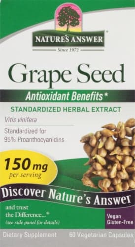 Nature'S Answer Grape Seed Extract Vegetarian Capsules