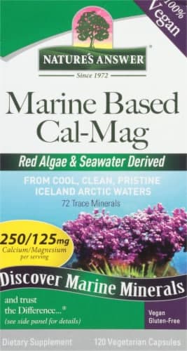 Nature'S Answer Plant Based Cal-Mag Vegetarian Capsules