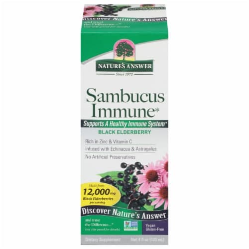 Natures Answer Sambucus Immune Black Elderberry Dietary Supplement