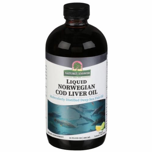 Nature'S Answer Norwegian Cod Liver Oil Orange Flavored Dietary Supplement