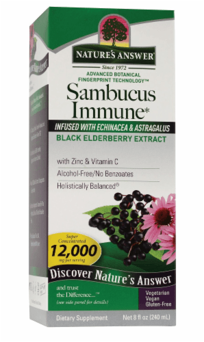 Nature'S Answer Black Elderberry Extract Sambucus Immune Supplement