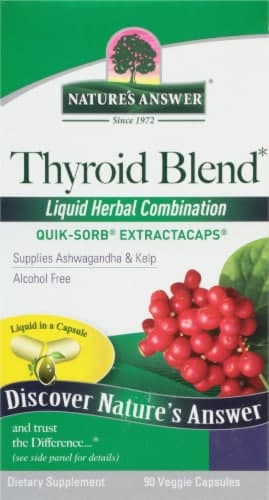 Nature'S Answer Thyroid Blend Vegetarian Capsules