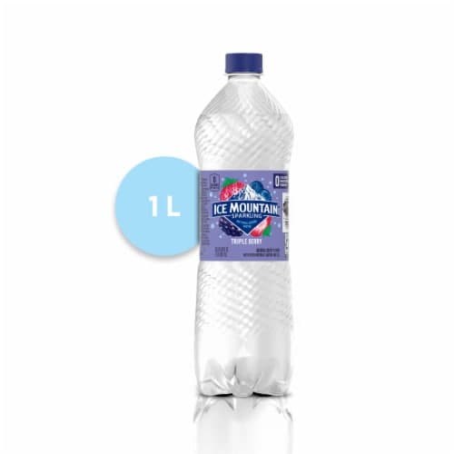 Ice Mountain Sparkling Water, Triple Berry