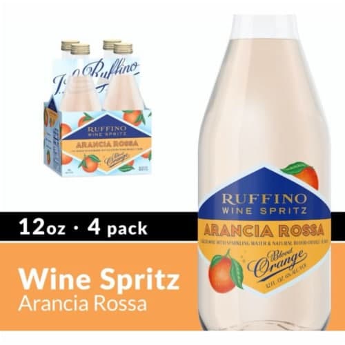 Ruffino Italian Wine Spritz Arancia Rossa Blood Orange Rose Sparkling Wine Spritzer