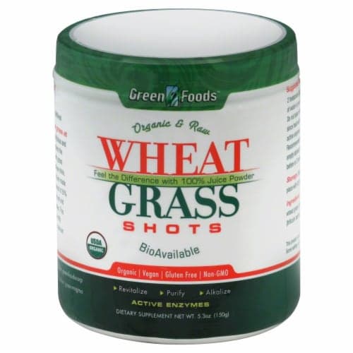 Green Foods Organic & Raw Wheat Grass Shots
