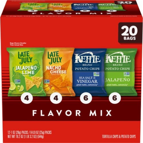 Late July And Kettle Flavor Mix Chips Variety