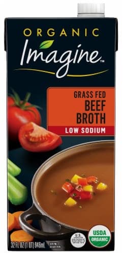 Imagine Beef Broth, Organic, Grass Fed, Low Sodium