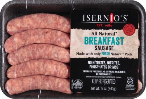 Isernio'S Breakfast Pork Sausage Links