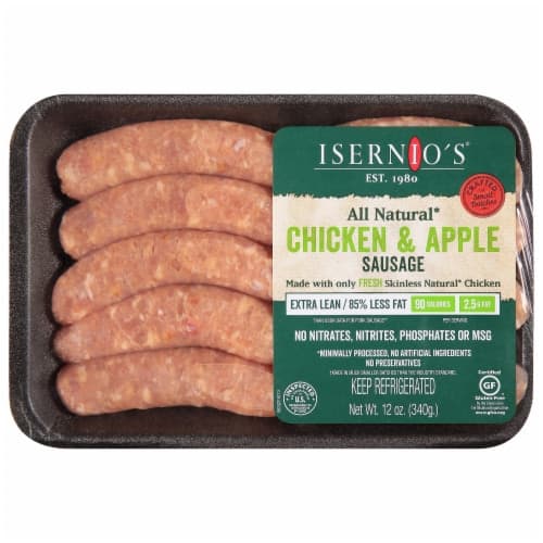 Isernio'S Chicken Apple Sausage