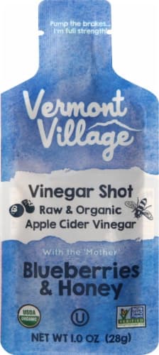 Vermont Village Vinegar Shot, Apple Cider, Blueberries & Honey