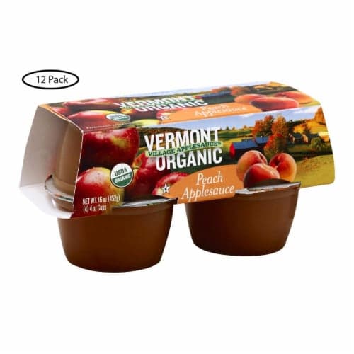 Vermont Village Cannery Organic Peach Applesauce