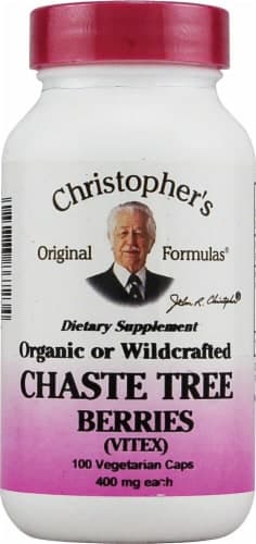 Christopher'S Chaste Tree Berries Vegetarian Capsules