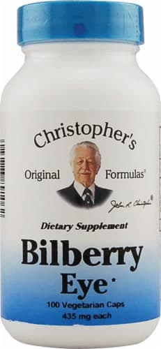 Christopher'S Bilberry Eye Vegetarian Capsules