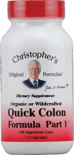 Christopher'S Quick Colon Formula Part 1 Vegetarian Capsules