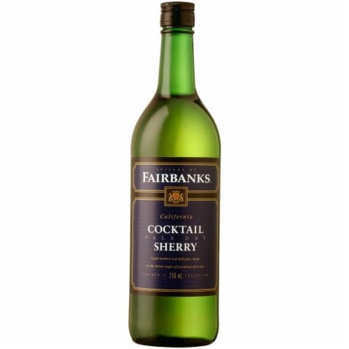 Fairbanks Vintners Collection Cocktail Sherry, Pale Dry, California