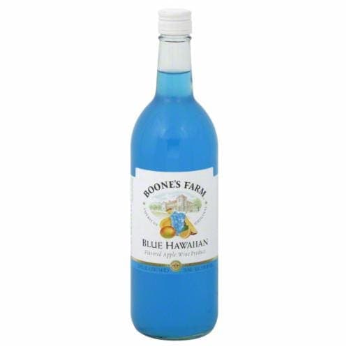 Boones Farm Apple Wine Product, Blue Hawaiian Flavored