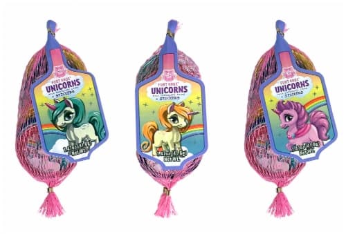 Fort Knox Unicorn Milk Chocolate Coins With Stickers