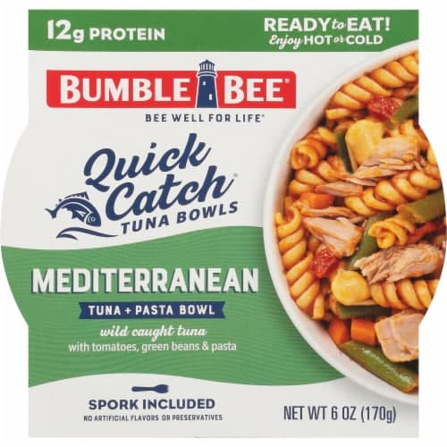 Bumble Bee Quick Catch Mediterranean Tuna + Pasta Bowl