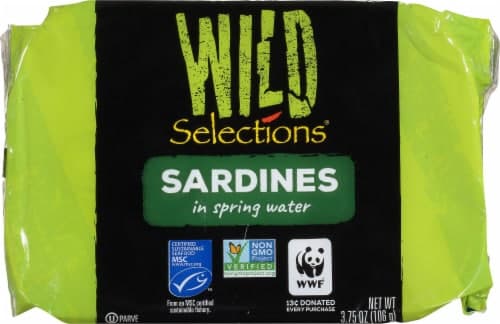 Wild Caught Sardines In Spring Water
