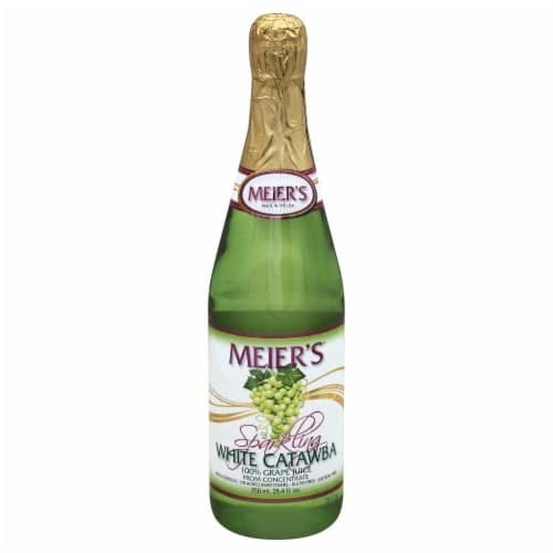 Meiers 100% Juice, Grape, Sparkling, White Catawba