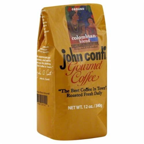 John Conti Coffee, Gourmet, Ground, Colombian Blend