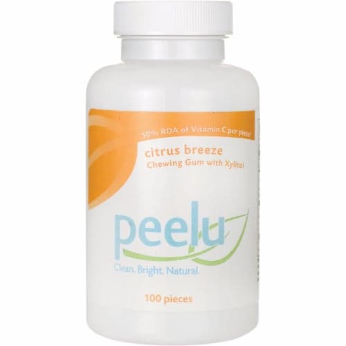 Peelu Citrus Breeze Chewing Gum With Xylitol