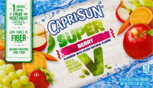 Capri Sun Super V Berry Fruit & Vegetable Juice Drink