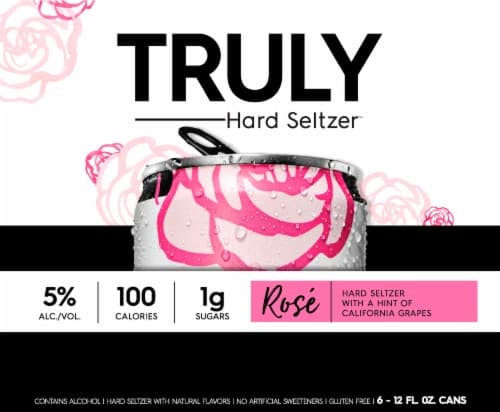 Truly Hard Seltzer Hard Seltzer, Rose