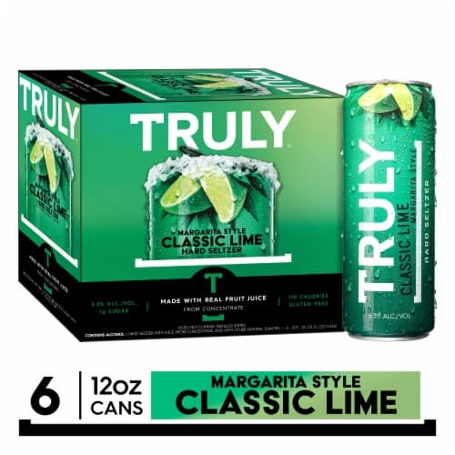Truly Hard Seltzer Classic Lime Margarita Style In Cans