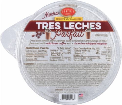 Gourmet Sweets Mocha Tres Leches Parfait